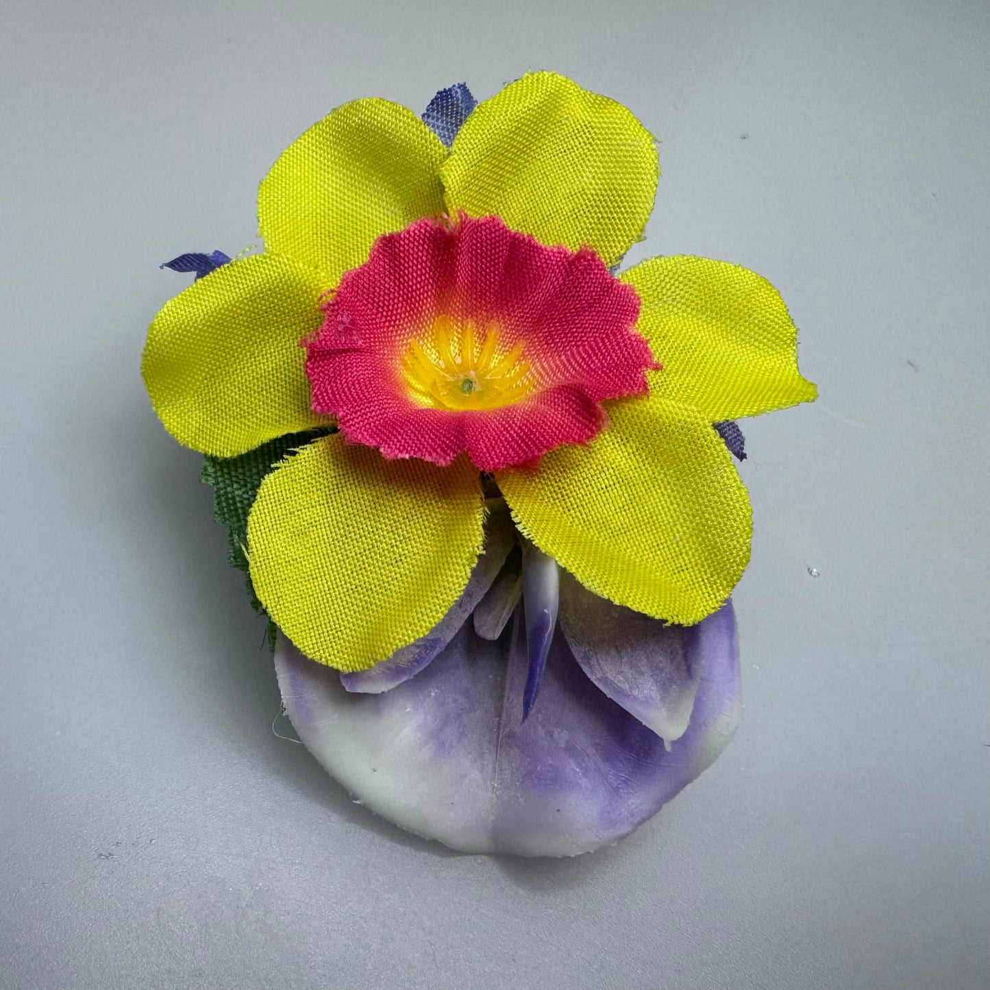 Daffodil Hair Flower Small