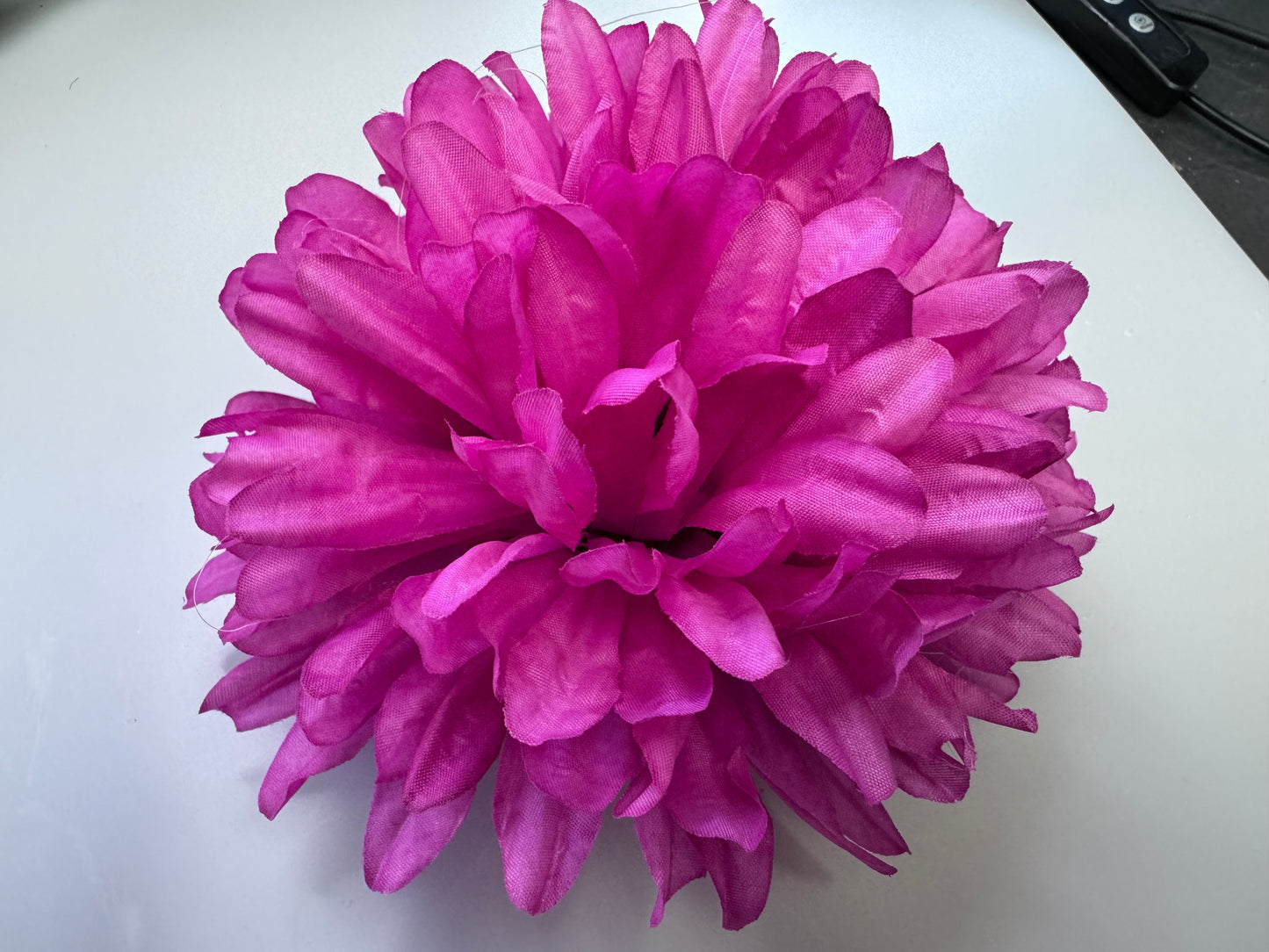 Pink Dahlia Hair Flower Large