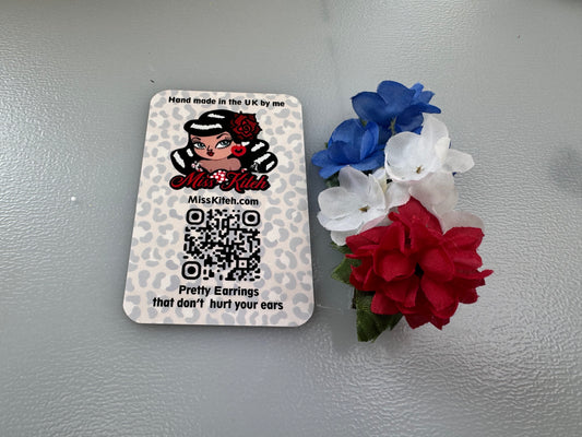 Red, White and Blue ,large mixed flower hair clip. (Copy) (Copy)