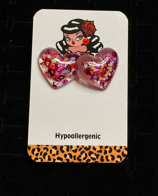 Stars, Hearts & Kisses Dome Heart