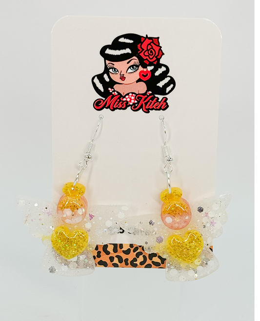 Gold Heart Christmas Angel