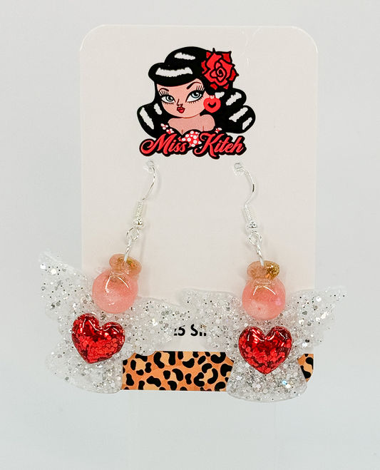 Red Heart Christmas Angel