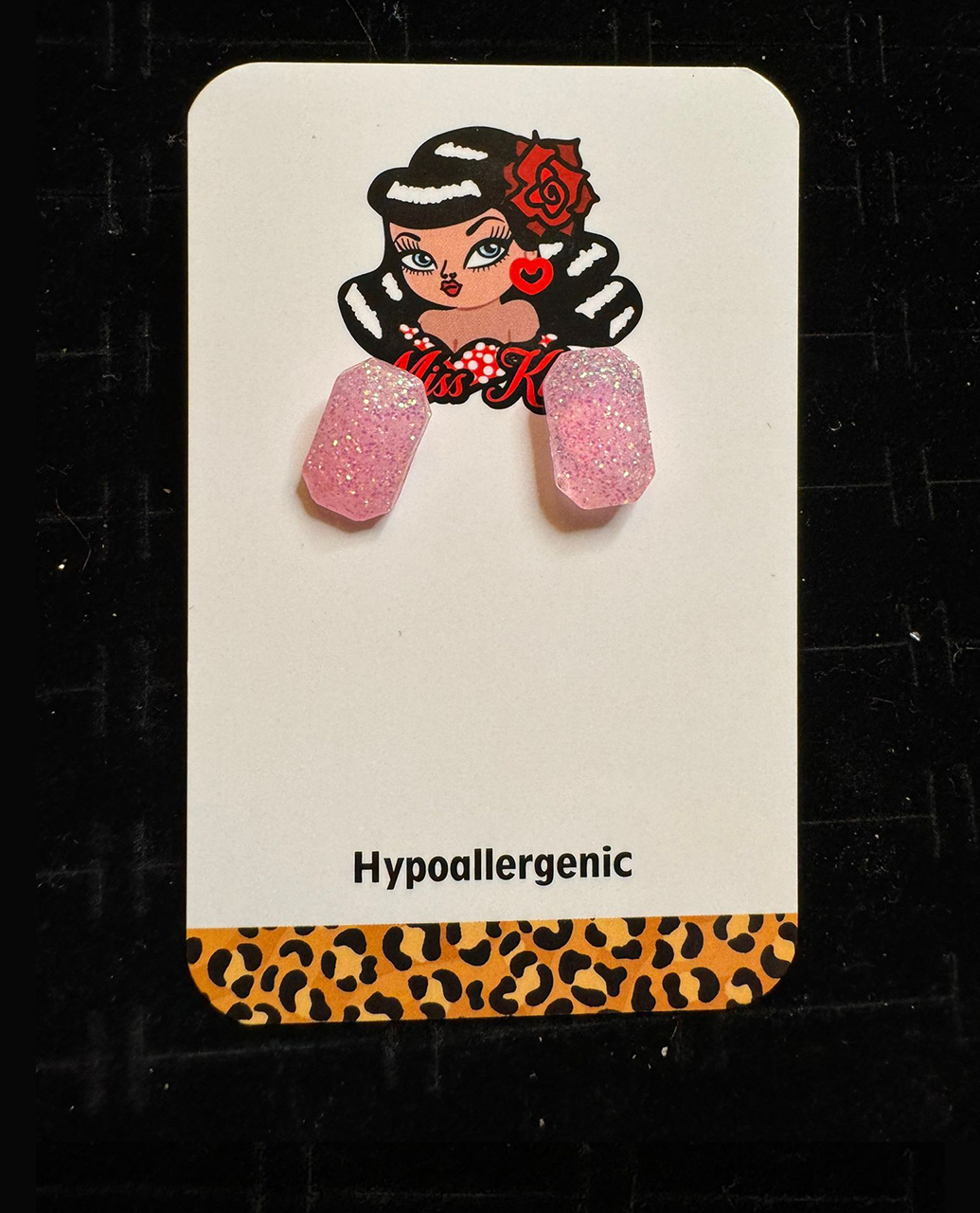 Small Pale Pink Octagonal