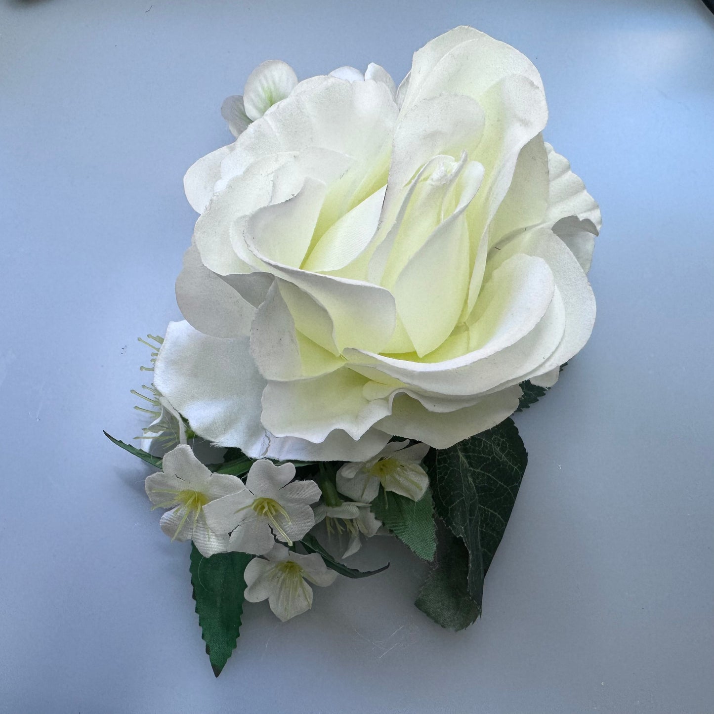 Ivory Bridal Hair Flower Large