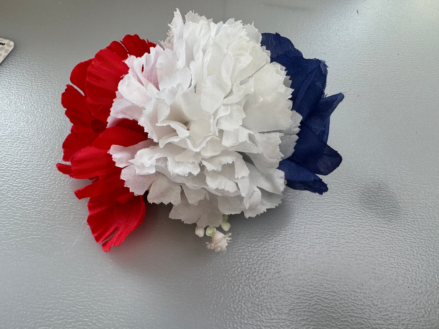 Red, White and Blue ,large mixed flower hair clip. (Copy)