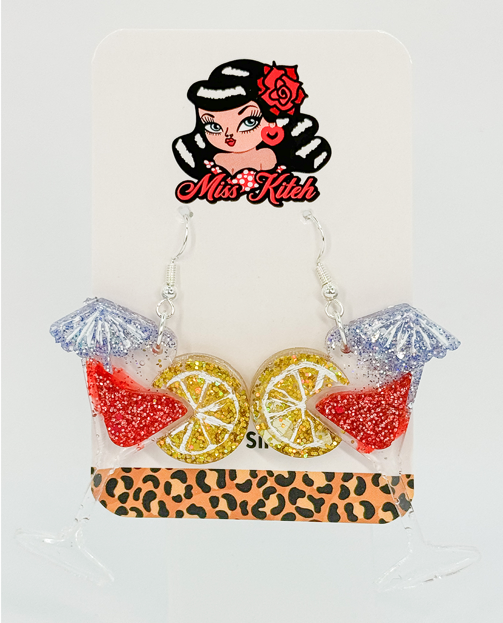 Red Blue & Yellow Cocktail Glasses